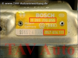 ABS Hydraulik-Aggregat Audi VW 857614111 Bosch 0265200055