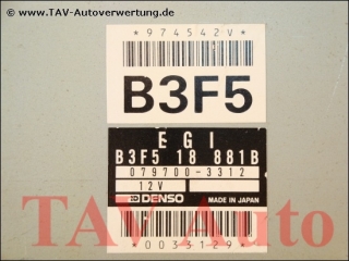 EGI Motor-Steuergeraet Mazda B3F518881B B3F5 Denso 079700-3312 323 (BG)