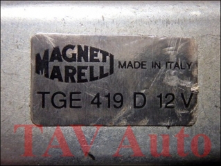Rear wiper motor TGE-419-D 7642317 7664463 Fiat Uno Magneti Marelli