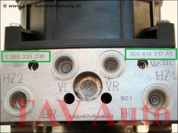 ABS/ESP VW Phaeton 4-Motion 3D0614517AL