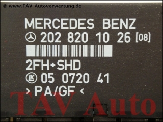 2FH+SHD Steuergeraet Mercedes-Benz A 2028201026 [08] Lk 05072041