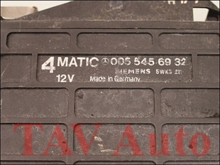 4-Matic Control unit Mercedes A 005-545-69-32 Siemens 5WK3-211