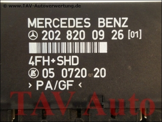 4FH+SHD Steuergeraet Mercedes-Benz A 2028200926 [01] Lk 05072020