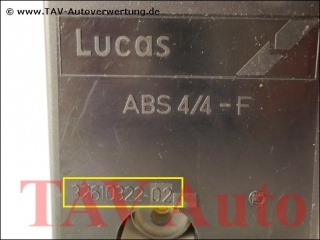ABS 4/4-F Hydraulikblock Opel 90447923 32061057 Lucas 32610322-02 32610392-2 AEG G76M30-82916
