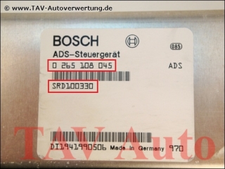 ABS/ADS Steuergeraet MG Rover SRD100330 Bosch 0265108045