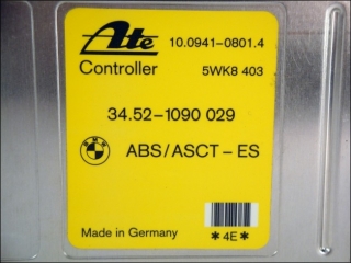 ABS/ASCT-ES Steuergeraet 34.52-1090029 Ate 10.0941-0801.4 5WK8403 BMW E36