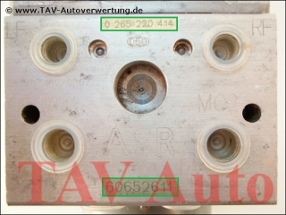ABS/ASR Hydraulikblock Alfa Romeo 166 A152 60652611 Bosch 0265220414 0273004497