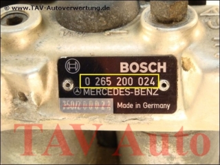 ABS/ASR Hydraulic unit Bosch 0-265-200-024 A 001-431-99-12 Mercedes W126