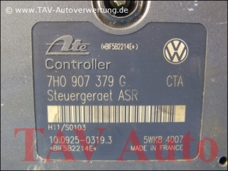 ABS/ASR Hydraulikblock VW T5 7H0614111G 7H0907379G Ate 10.0204-0313.4 10.0925-0319.3 5WK84007