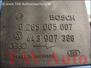 ABS Beschleunigungssensor Audi 443907388 Bosch 0265005007