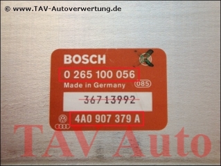 ABS Steuergeraet Audi 4A0907379A Bosch 0265100056