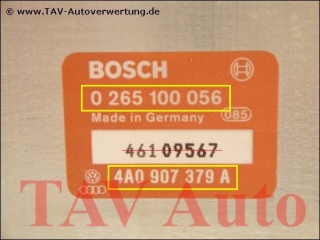 ABS Control unit Audi 4A0-907-379-A Bosch 0-265-100-056