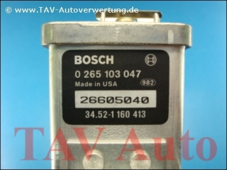 ABS Steuergeraet BMW 34.52-1160413 Bosch 0265103047