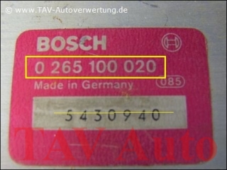 ABS Control unit BMW 34-52-1-154-998 Bosch 0-265-100-020
