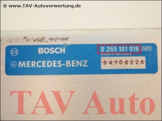 ABS Steuergeraet Bosch 0265101016 Mercedes-Benz A 0035457432