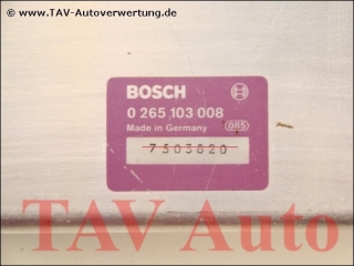 ABS Steuergeraet Bosch 0265103008 Jaguar DBC1545