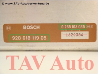 ABS Steuergeraet Bosch 0265103035 92861811905 Porsche 928 944