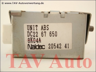 ABS Steuergeraet DC2267650 Naldec 20542 41 42 Mazda Demio DW DC22-67-650