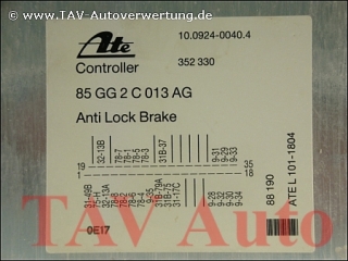 ABS Control unit Ford 85GG-2C013-AG Ate 10092400404 Scorpio Sierra