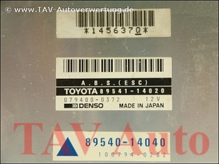 ABS Steuergeraet Toyota Supra 89541-14020 Denso 079400-0372