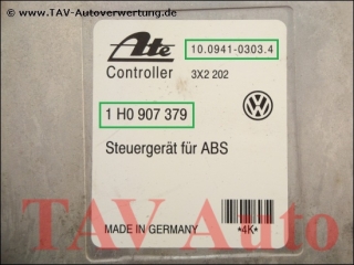 ABS Steuergeraet VW 1H0907379 10.0941-0303.4 3X2202