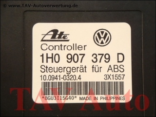 ABS Steuergeraet VW 1H0907379D Ate 10.0941-0320.4 3X1557 ZSB1H1907367B