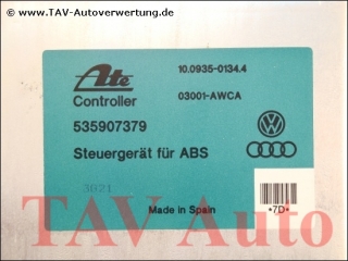 ABS Control unit VW 535-907-379 Ate 10093501344 03001-AWCA