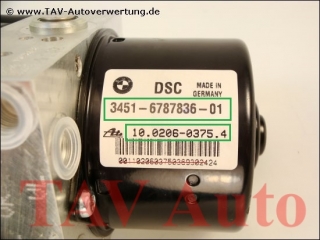 ABS/DSC Hydraulic unit BMW 34516787836-01 6-787-837 Ate 10020603754 10096008413
