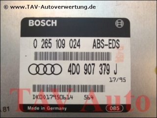 ABS-EDS Steuergeraet Audi 4D0907379J Bosch 0265109024