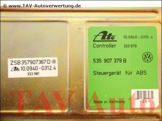 ABS/EDS Control unit VW 535-907-379-B Ate 10094003104 333-979 ZSB-357907367D