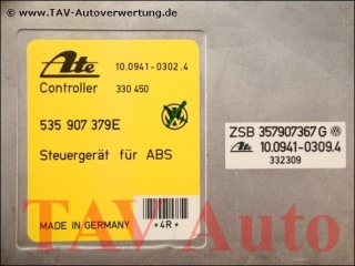 ABS/EDS Control unit VW 535-907-379-E Ate 10094103024 330-450 ZSB-357907367G
