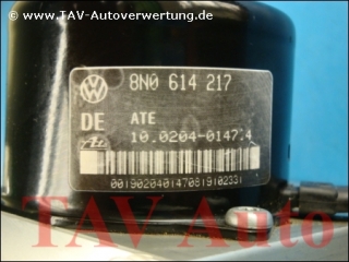 ABS/EDS Hydraulik-Aggregat Audi 8N0614217 8N0907379A Ate 10.0204-0147.4 10.0949-0376.3