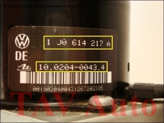 ABS/EDS Hydraulik-Aggregat VW 1J0614217A 1J0907379A Ate 10.0204-0043.4 10.0946-0321.3