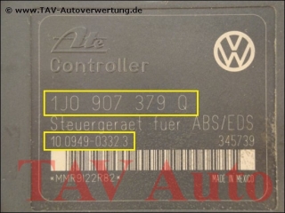 ABS/EDS Hydraulic unit VW 1J0-614-217-E 1J0-907-379-Q Ate 10020402124 10094903323