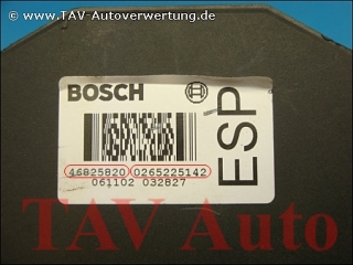 ABS/ESP Hydraulic unit 46825820 Bosch 0-265-225-142 0-265-950-060 Alfa Romeo 147