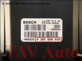 ABS/ESP Hydraulic unit 4B0-614-517-F Bosch 0-265-225-087 0-265-950-036 Audi S6 V8 VW Passat W8