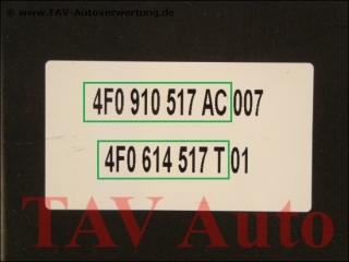 ABS/ESP Hydraulikblock 4F0614517T 01 4F0910517AC 007 Bosch 0265235100 0265950556 Audi A6