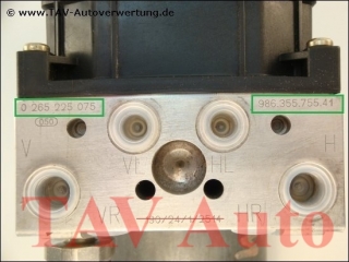 ABS/ESP Hydraulikblock 986.355.755.41 Bosch 0265225075 0265950031 Porsche Boxster