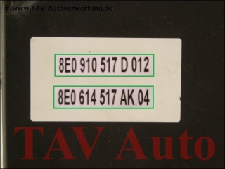 ABS/ESP Hydraulikblock Audi A4 8E0614517AK 04 8E0910517D 012 Bosch 0265234336 0265950474