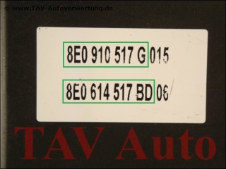 ABS/ESP Hydraulikblock Audi RS4 8E0614517BD 8E0910517G Bosch 0265234227 0265950414
