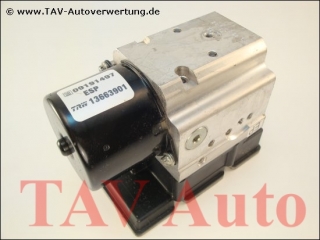ABS/ESP Hydraulikblock Opel GM 09191497 TRW 13663901 13509201 54084696-H