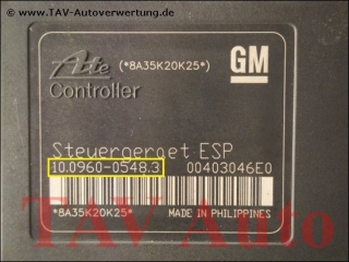 ABS/ESP Hydraulic unit Opel GM 13-213-610 AL Ate 10020602064 10096005483