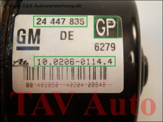 ABS/ESP Hydraulik-Aggregat Opel GM 24447835 GP Ate 10.0206-0114.4 10.0960-0525.3