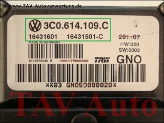 ABS/ESP Hydraulikblock VW 3C0614109C TRW 16431601 16431501-C S118676026-E