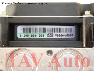 ABS/ESP Hydraulikblock VW 6Q0614517AL 6Q0907379AT 0003 H03 Bosch 0265234505 0265950593