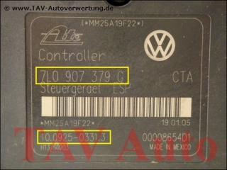 ABS/ESP Hydraulik-Aggregat VW 7L0614111H 7L0907379G Ate 10.0204-0263.4 10.0925-0331.3