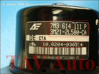 ABS/ESP Hydraulikblock VW 7M3614111P 7M3907379F Ford 3M212L580CA Ate 10.0204-0303.4 10.0925-0307.3 5WK84014
