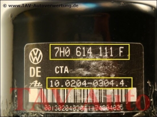 ABS/ESP Hydraulic unit VW T5 7H0-614-111-F 7H0-907-379-F Ate 10020403044 10092503203 5WK8-4011