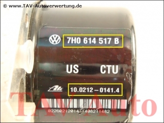ABS/ESP Hydraulic unit VW T5 7H0-614-517-B 7H0-907-379-R Ate 10021201414 10092603183 10061335641