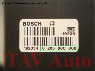 ABS Hydraulic unit 1X432M110AE Bosch 0-265-222-021 0-265-800-008 Jaguar X-Type